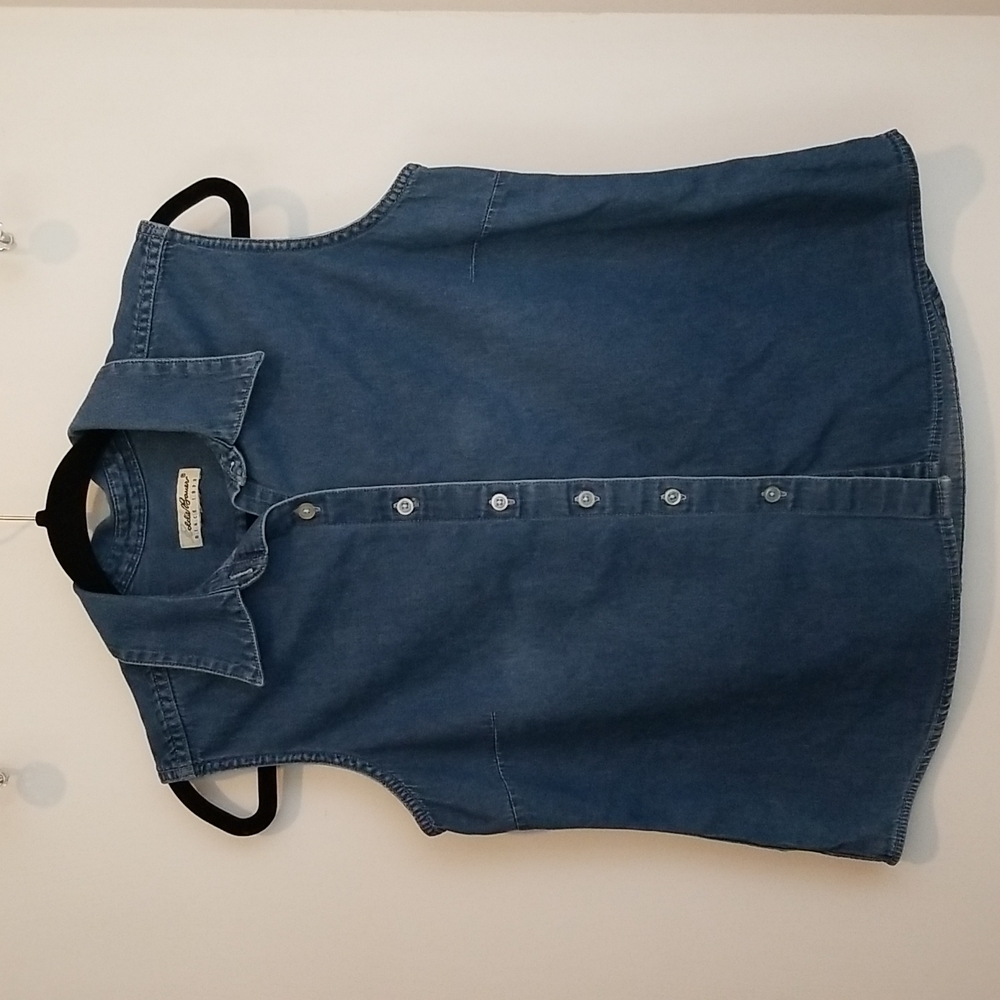 Eddie Bauer Sleeveless Jean Top